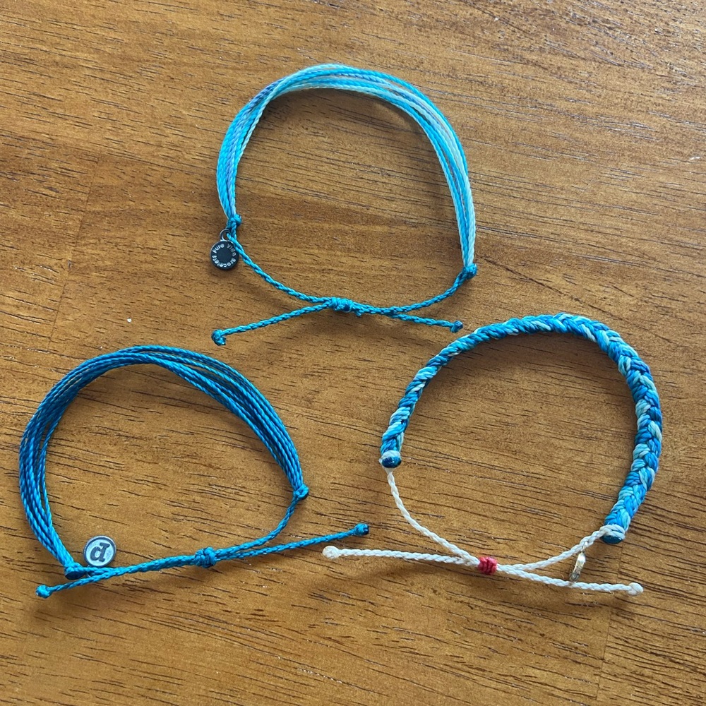 Pura Vida Ocean Blue bracelet set